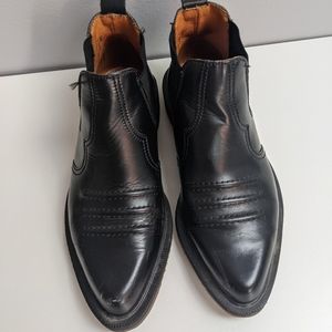 Dr Martens Tredair Black Pointed Boots Slip On